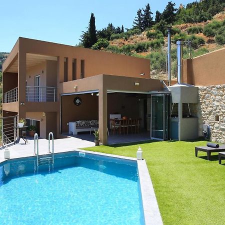הרקליון Design Villa Nicol - Heated Pool - Summer Kitchen מראה חיצוני תמונה