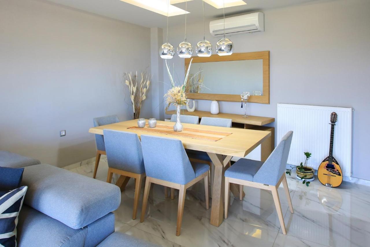 הרקליון Design Villa Nicol - Heated Pool - Summer Kitchen מראה חיצוני תמונה